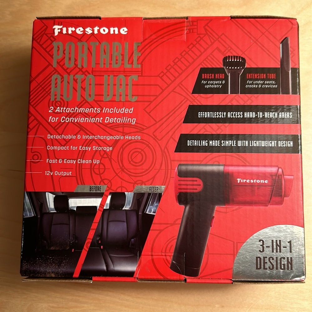 FIRESTONE Automotive Portable Vacuum - Picture 2 of 6